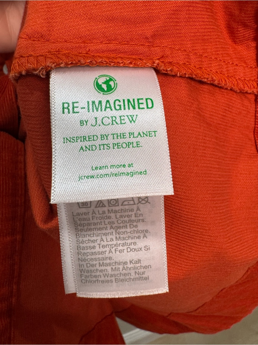 J.Crew Womens 0 Orange Corduroy Shirt Dress Ruffle Collar Belted 100% Cotton - Picture 4 of 10